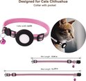 Croci Halsband Kat Met Tag Houder Roze