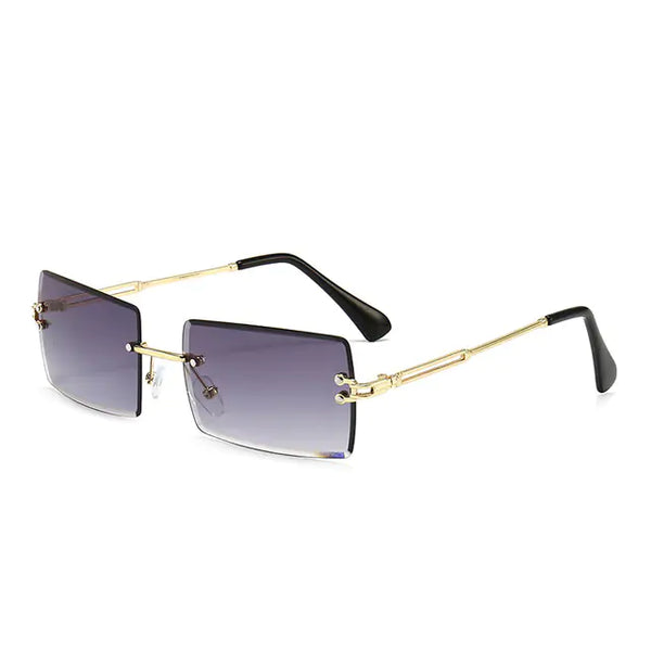 New Rimless Rectangle Sunglasses