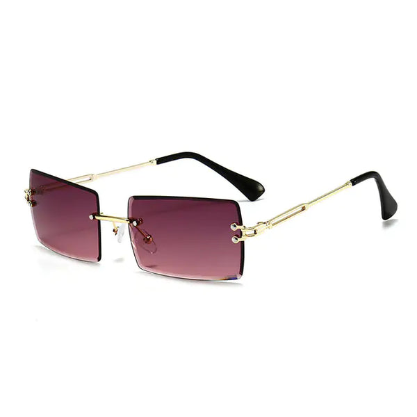 New Rimless Rectangle Sunglasses