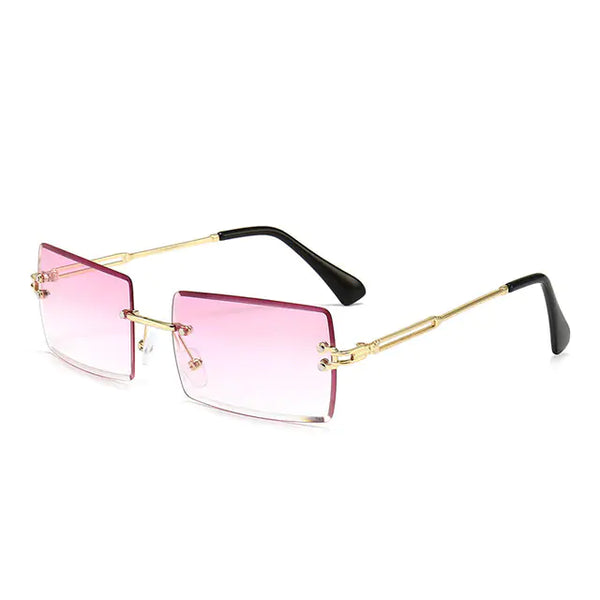 New Rimless Rectangle Sunglasses