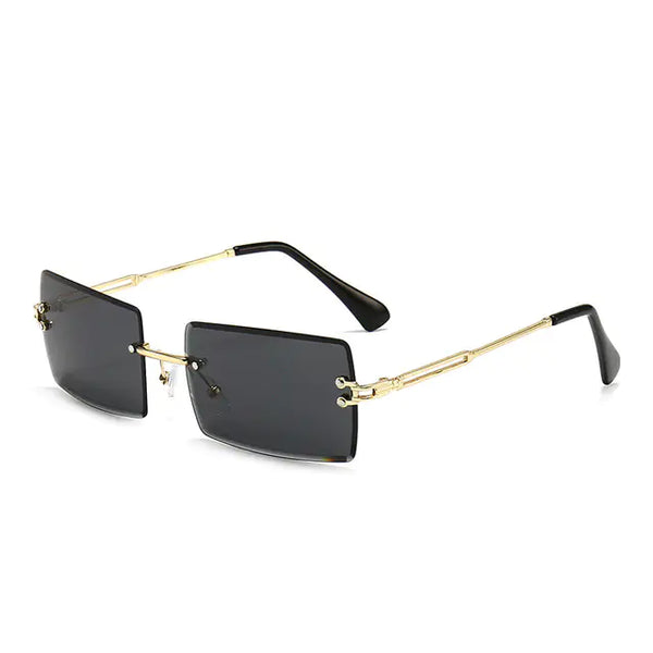 New Rimless Rectangle Sunglasses