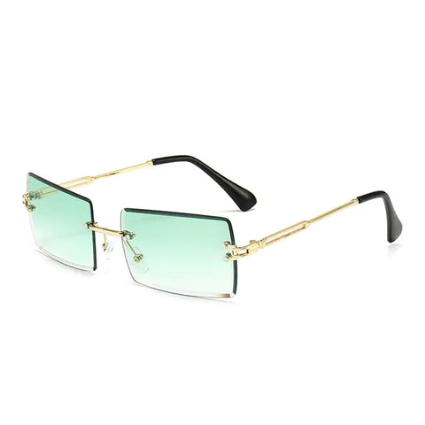 New Rimless Rectangle Sunglasses