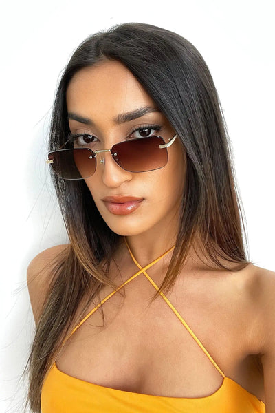 Rectangular Sunnies Sunglasses