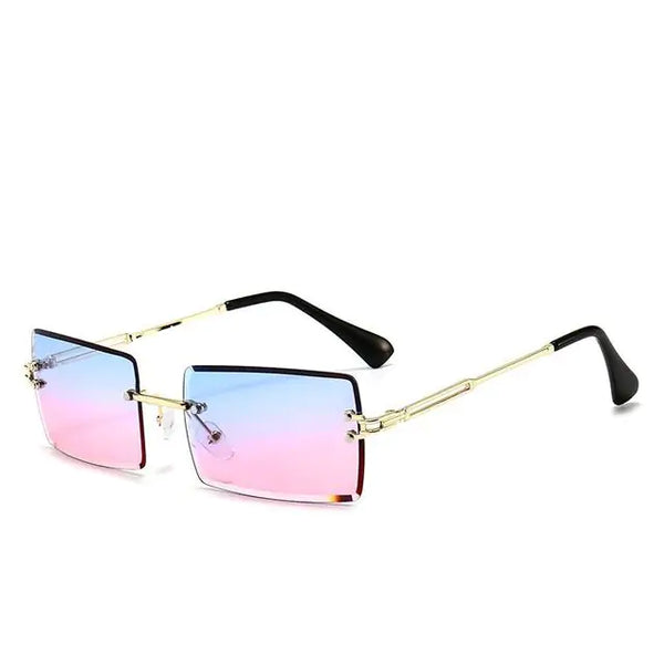 New Rimless Rectangle Sunglasses