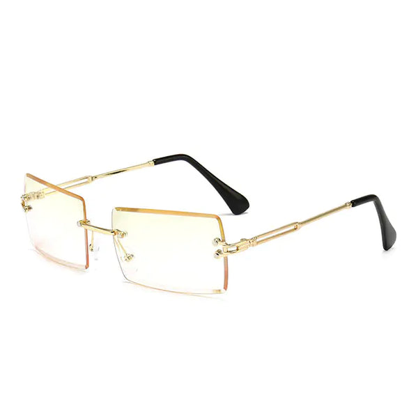 New Rimless Rectangle Sunglasses