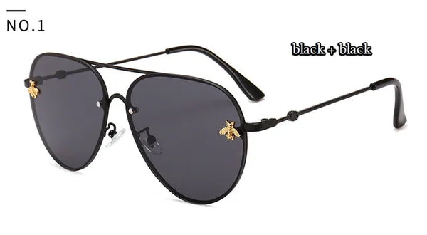 Luxury Bee Pilot Sunglasses