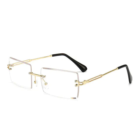 New Rimless Rectangle Sunglasses