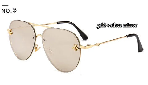 Luxury Bee Pilot Sunglasses